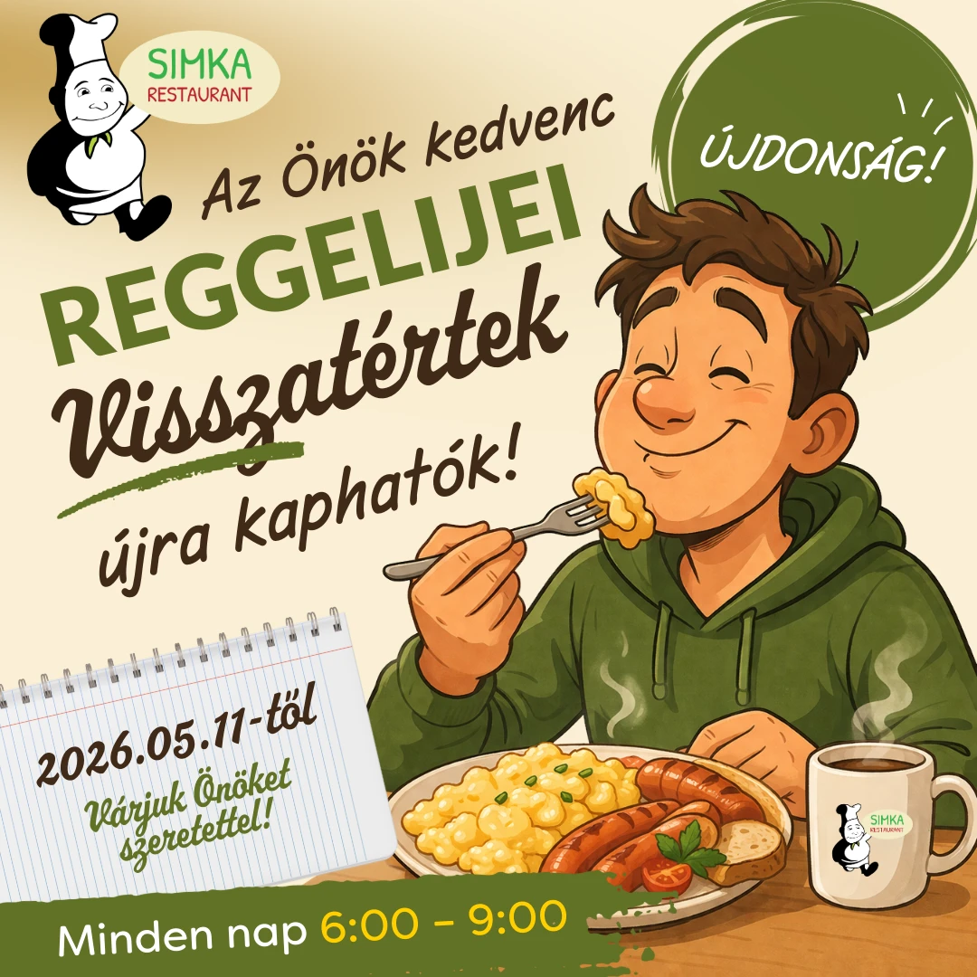 Reggeli a SimKa Restaurantban - magyar verzio